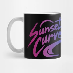 sunset curve bi pride Mug